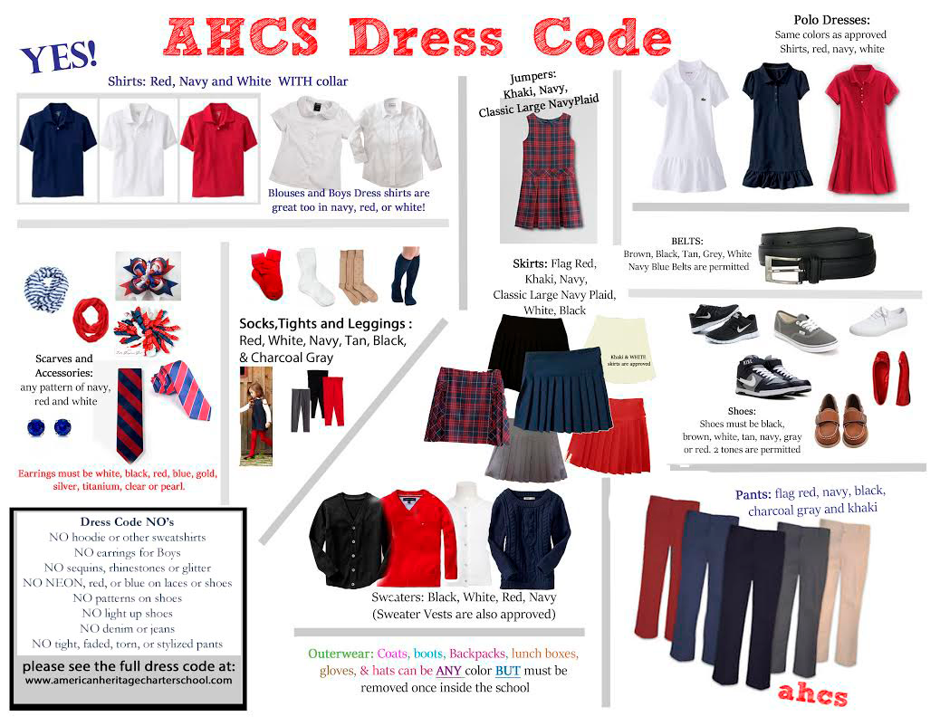 Dress Code American Heritage Charter School